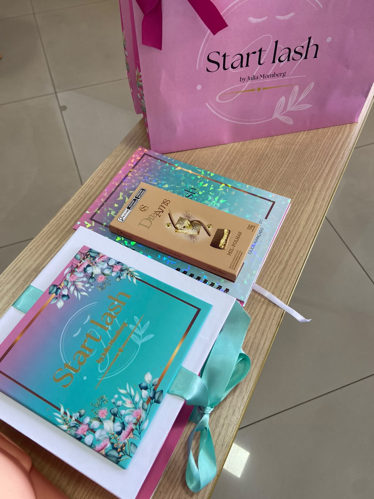 Curso Start Lash — materiais